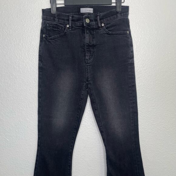 LOFT Black Kick Crop Jeans - Picture 10 of 16